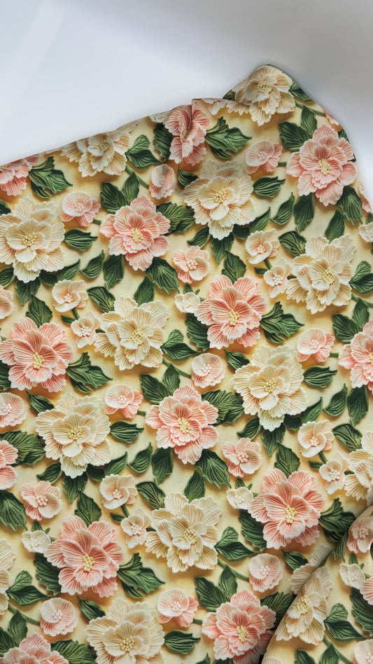 3D Spring Petal Cream- Price per Meter